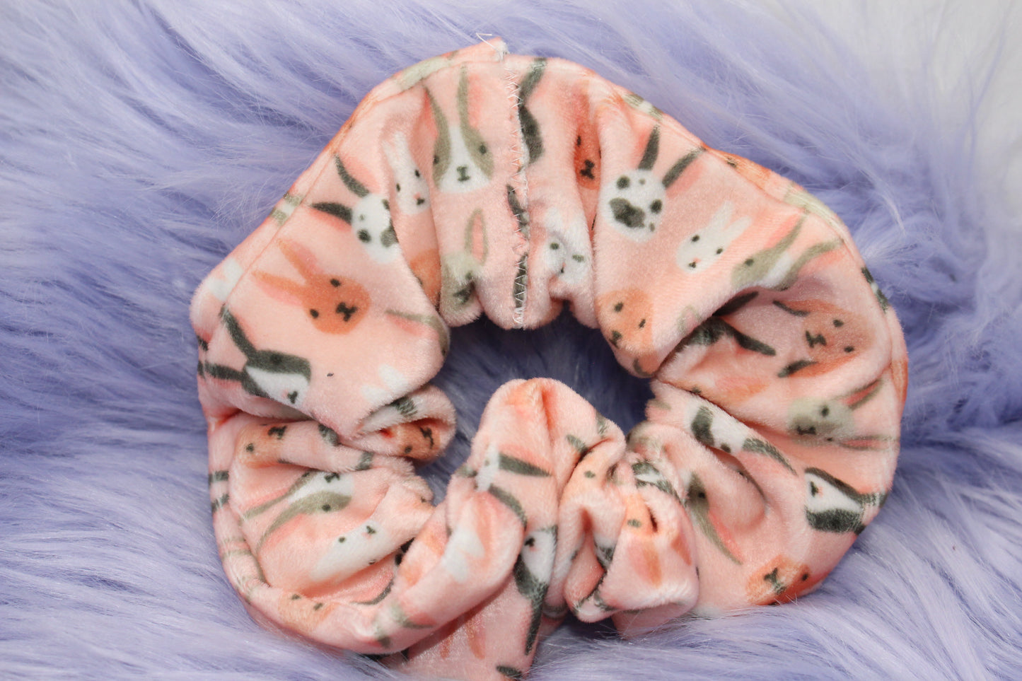 Pink Bunny Scrunchie