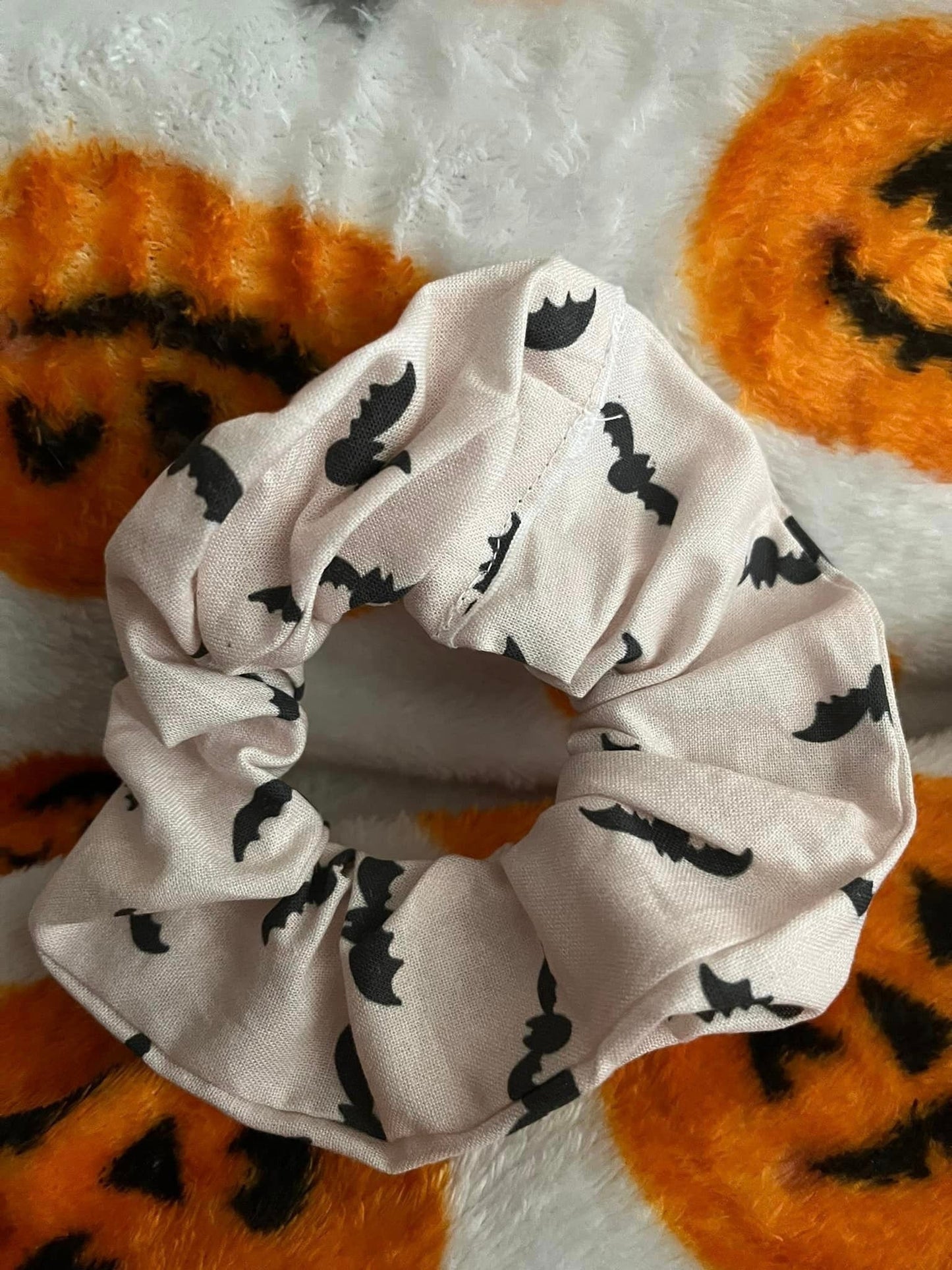 Halloween Bat Scrunchie