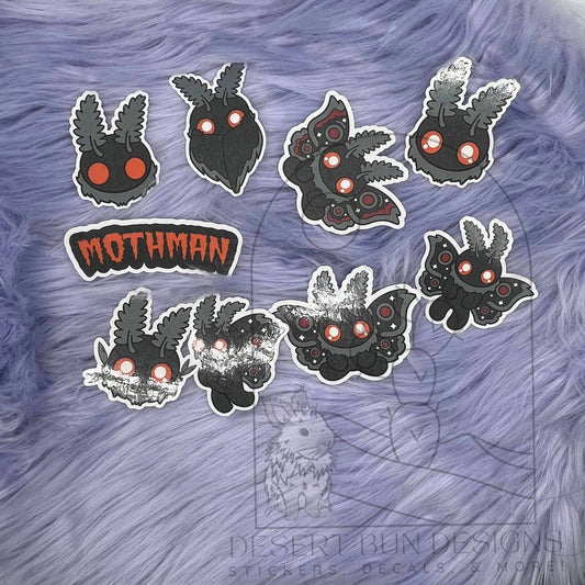 Mothman Cutie Sticker Pack
