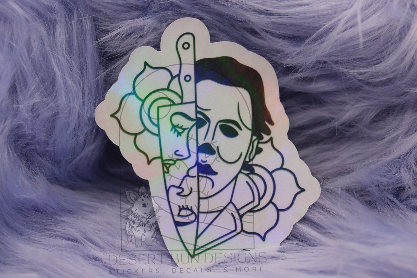 Floral Michael Sticker