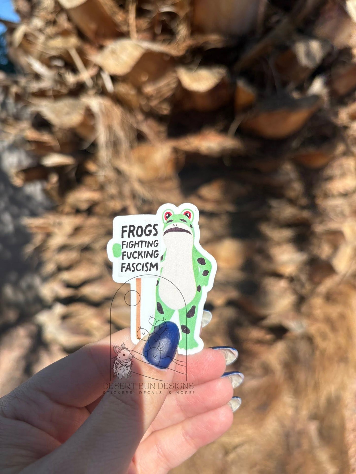 Frogs Fighting Facists