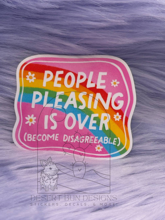 People pleasing is over