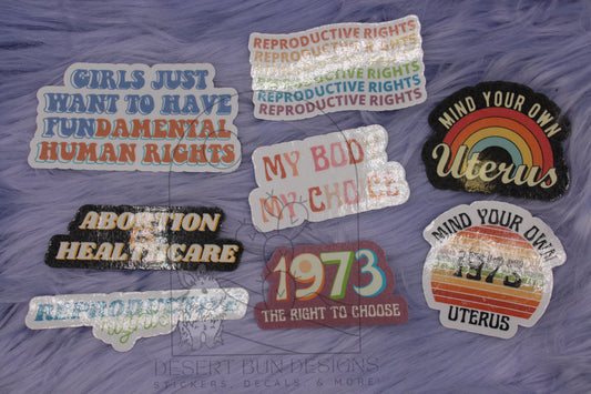 Women's Rights Sticker Pack
