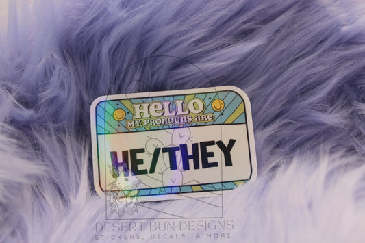 My Pronouns Are He/They
