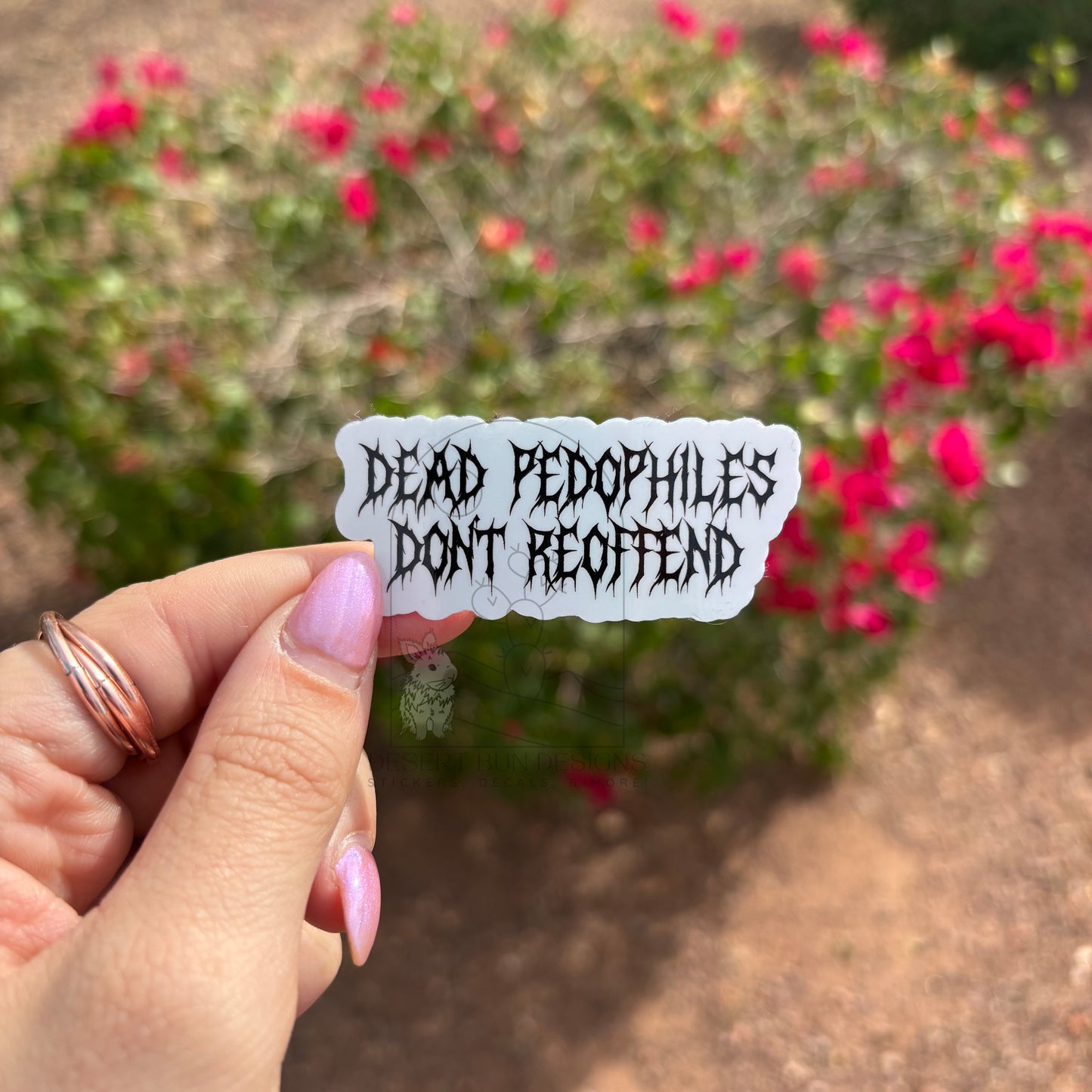Dead Pedophiles Don't Reoffend